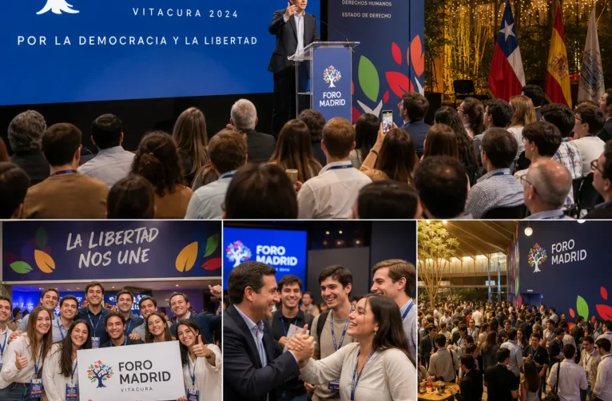 Foro Madrid: Un vistazo a la fiesta de la derecha nacional en Vitacura