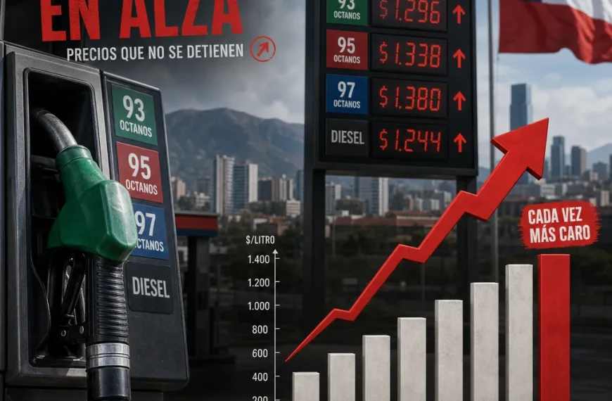 Precio de las bencinas: la razón detrás del último aumento en Chile