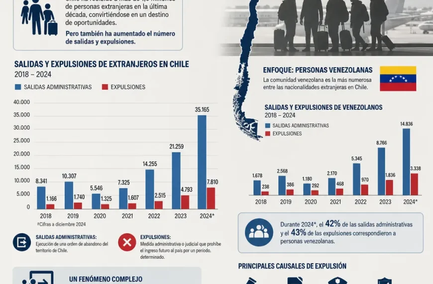 Salida voluntaria de extranjeros en Chile: ¿Qué cifras debemos conocer?