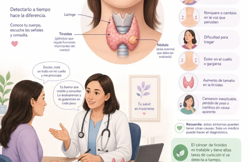 Cáncer de tiroides: descubre los riesgos y señales de alerta
