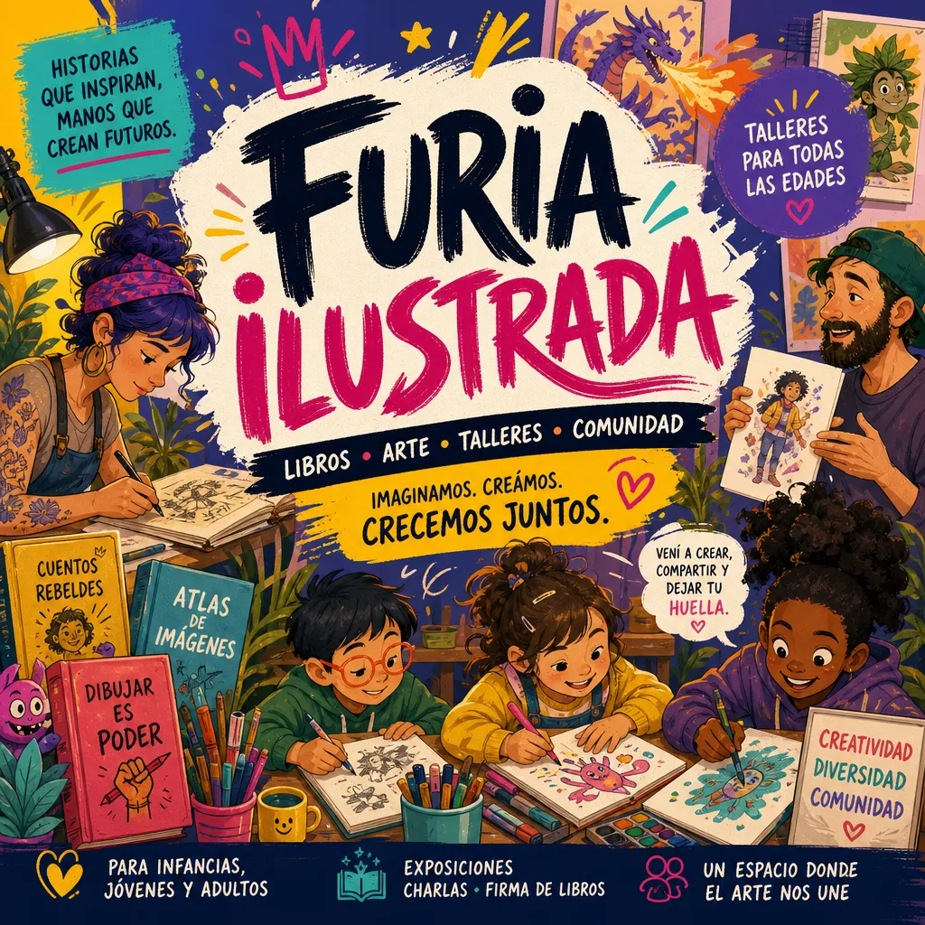 Furia Ilustrada: Un Viaje A La Ilustración en Chile que No Olvidarás