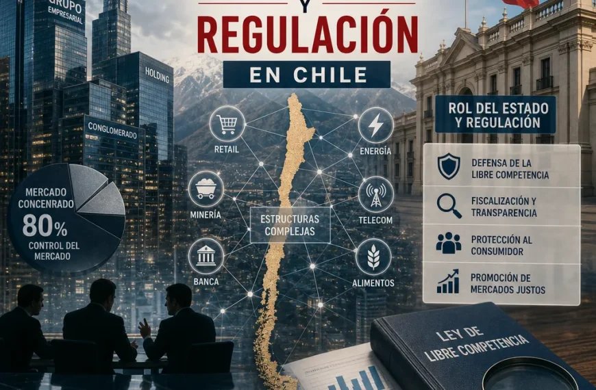 Concentración económica en Chile: Revelaciones del TDLC sobre Grupos Empresariales