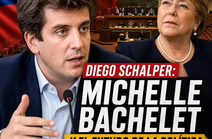 Diego Schalper responde a Bachelet sobre su futura candidatura
