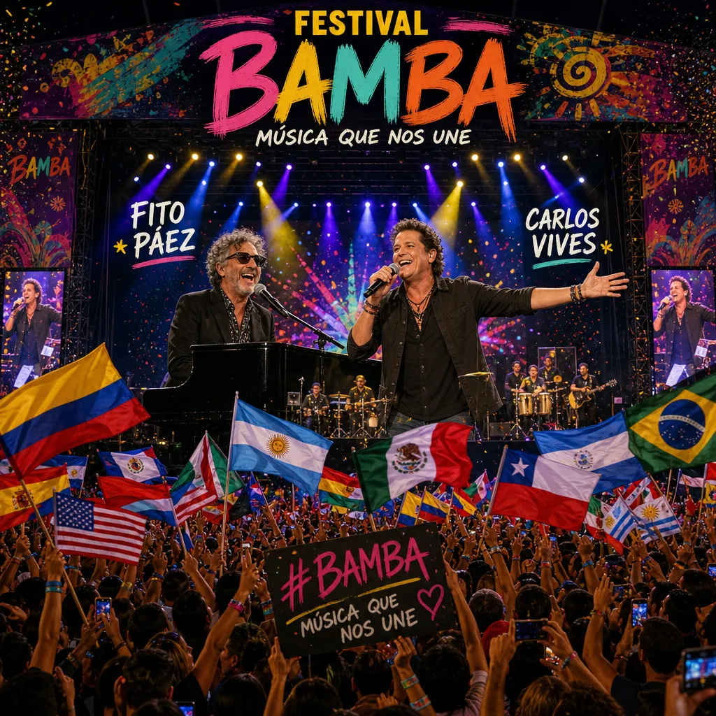 Festival Bamba: Momentos Inolvidables con Fito Páez y Carlos Vives