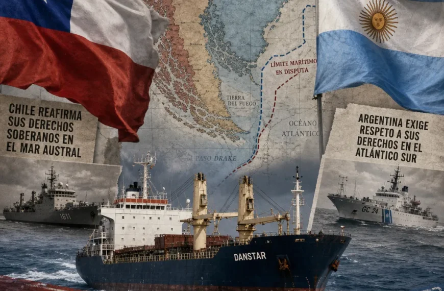 Conflicto entre Chile y Argentina: ¿Escalada por el buque Danstar?