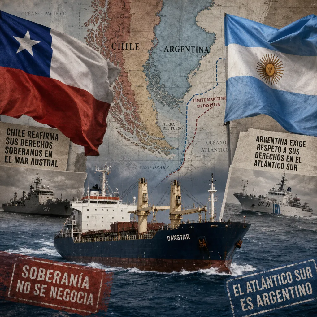 Conflicto entre Chile y Argentina: ¿Escalada por el buque Danstar?