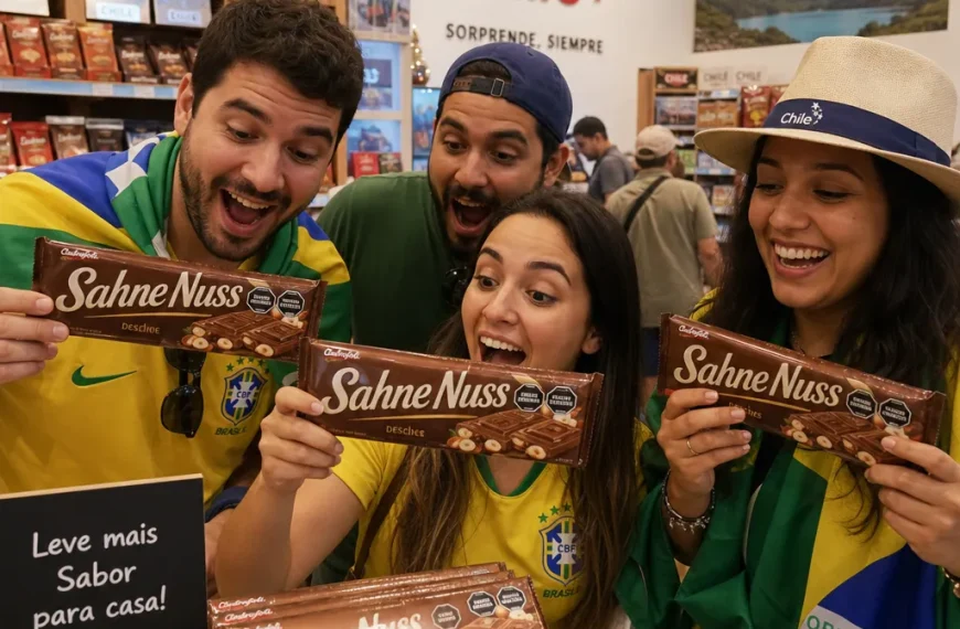 Sahne Nuss: El chocolate que encanta a los turistas brasileños en Chile