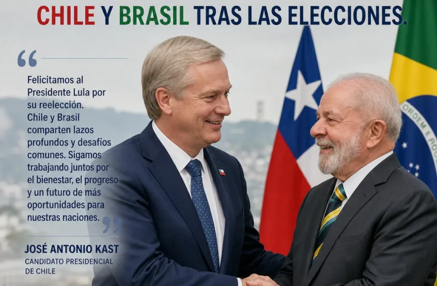 Kast felicita a Lula y las expectativas de colaboración entre países