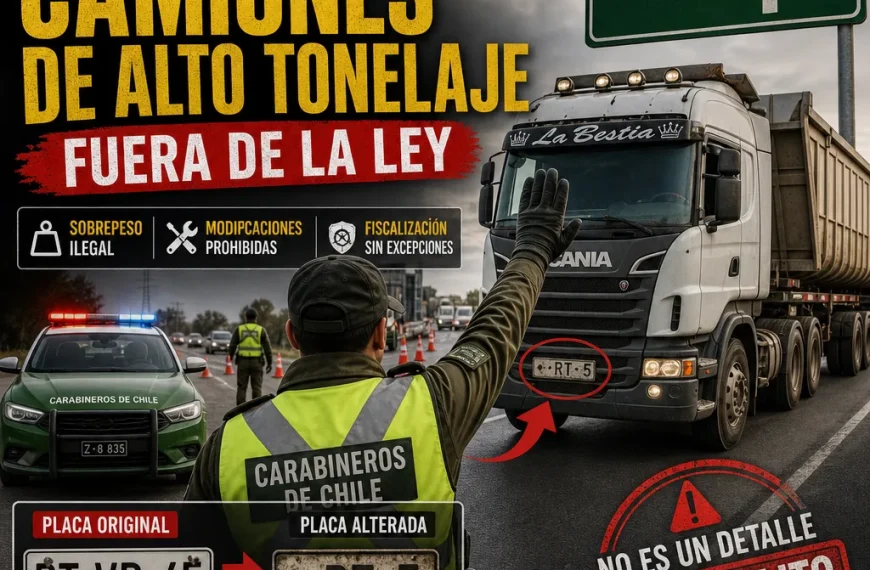 Camiones de Alto Tonelaje: Escándalo por Ocultar Patentes en Lampa