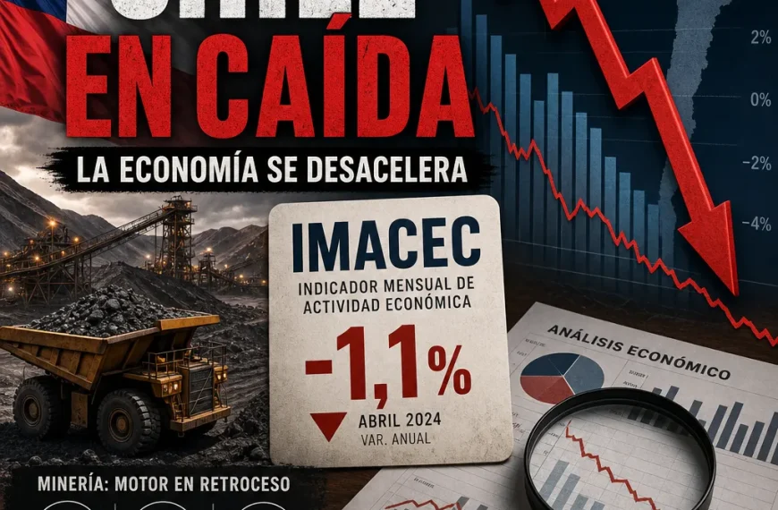 Caída del Imacec: ¿Por qué la economía chilena sigue cayendo?