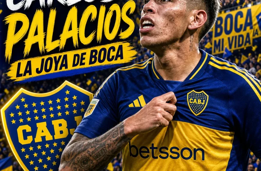 Carlos Palacios Riquelme: El impresionante momento en Boca Juniors