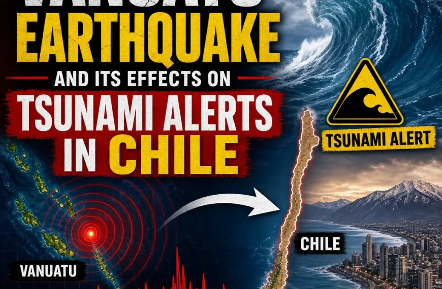 Terremoto Vanuatu: ¿Qué se sabe sobre la alerta de tsunami en Chile?