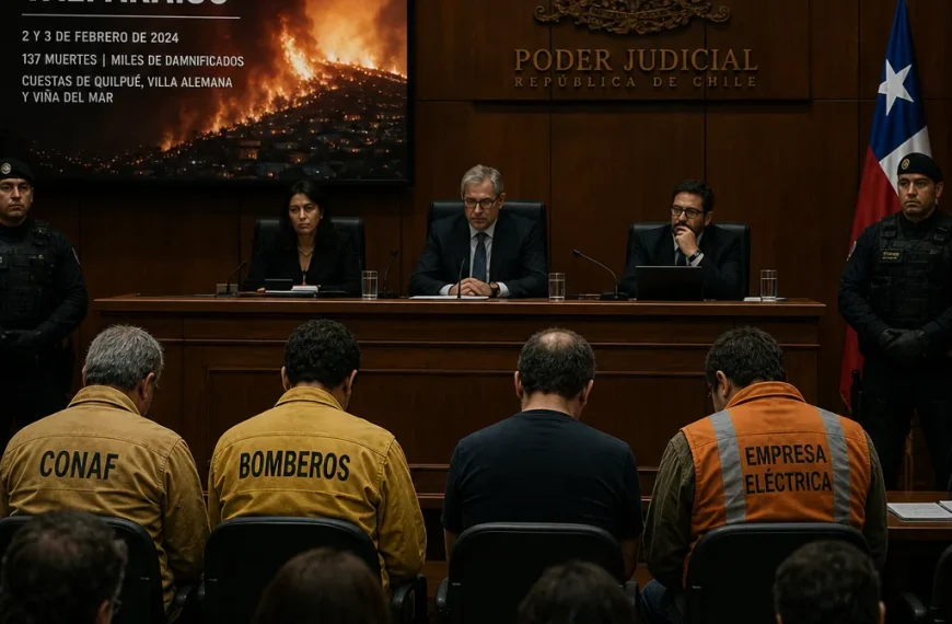 Juicio Megaincendio Valparaíso: Nueve Acusados por Tragedia Impactante