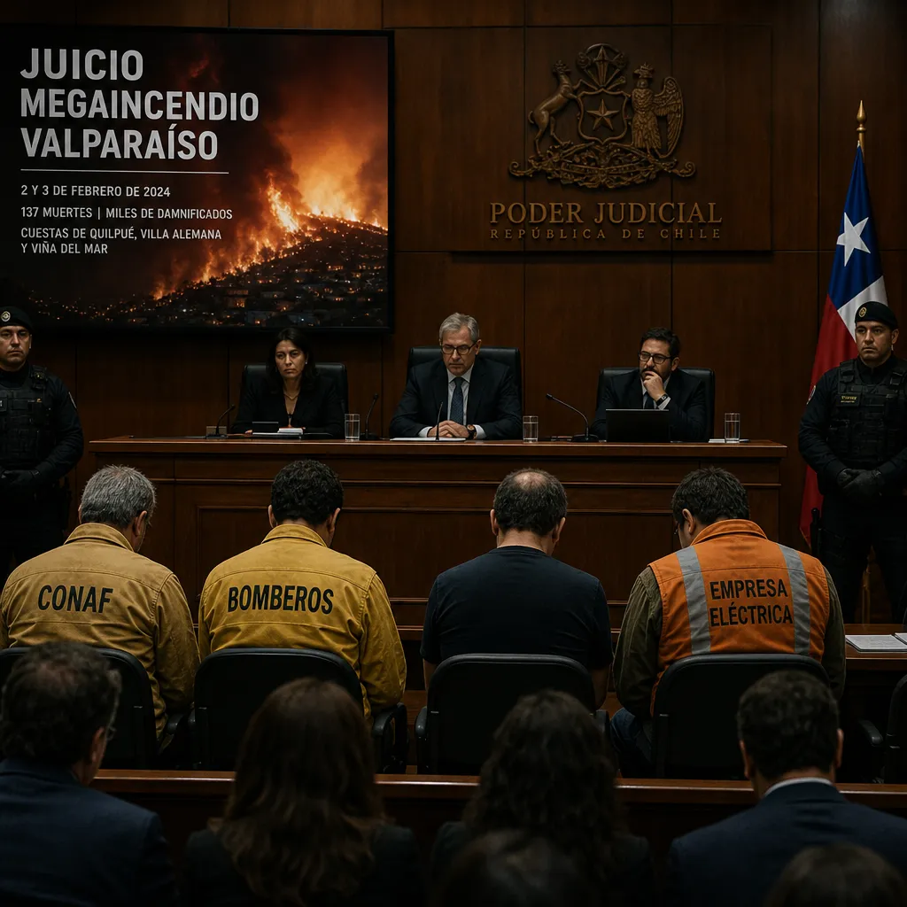 Juicio Megaincendio Valparaíso: Nueve Acusados por Tragedia Impactante