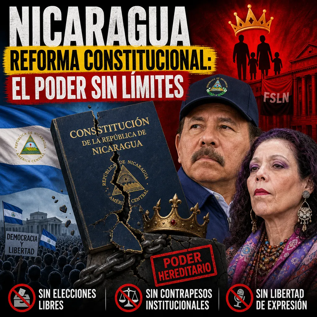Reforma constitucional en Nicaragua: ¿un paso hacia la dinastía?