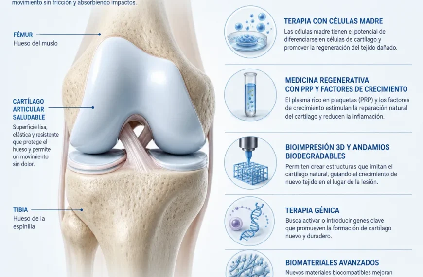 Regeneración del Cartílago: Avances Sorprendentes en el Tratamiento de la Artritis