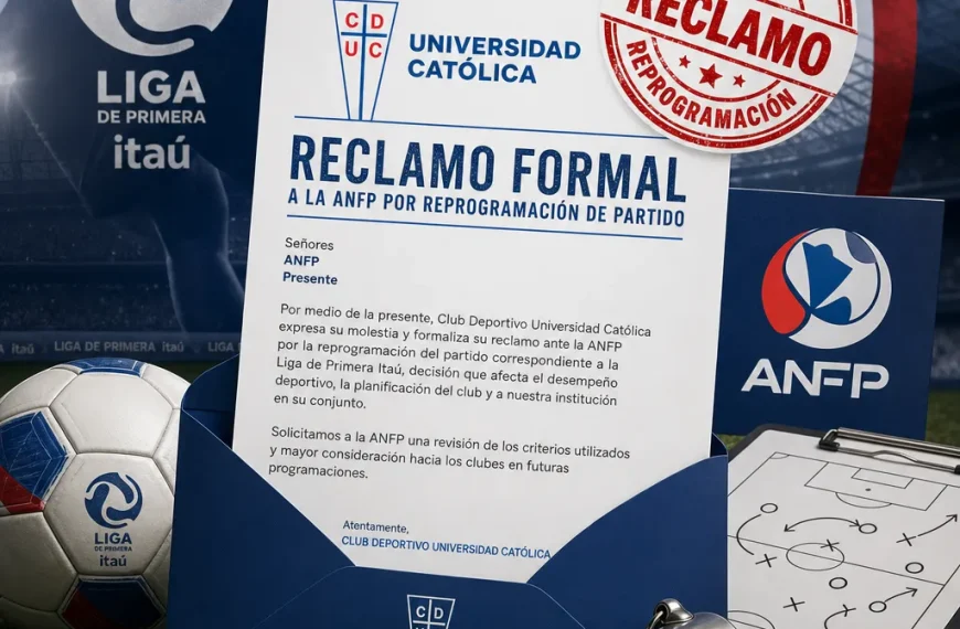 UC reclamo ANFP por reprogramación: ¿Qué implica para la Liga?
