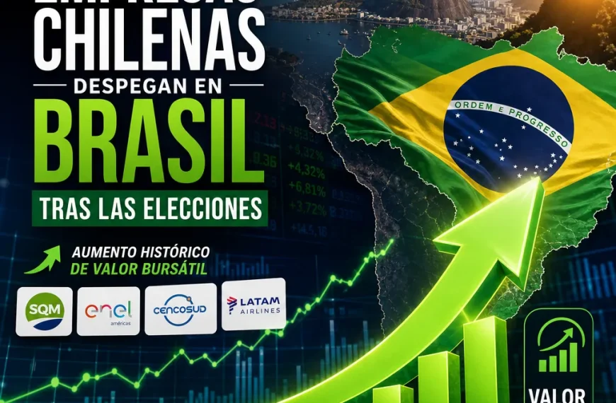 Empresas chilenas en Brasil: ¿Cómo ganaron US$ 1.170 millones tras la elección de Bolsonaro?