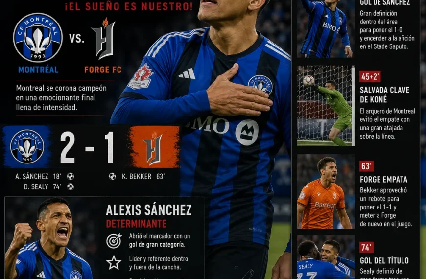 Montreal cae ante Forge: ¿Qué pasó en la final del Campeonato Canadiense?