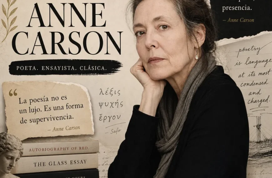 Anne Carson comparte su admiración por María Luisa Bombal en entrevista
