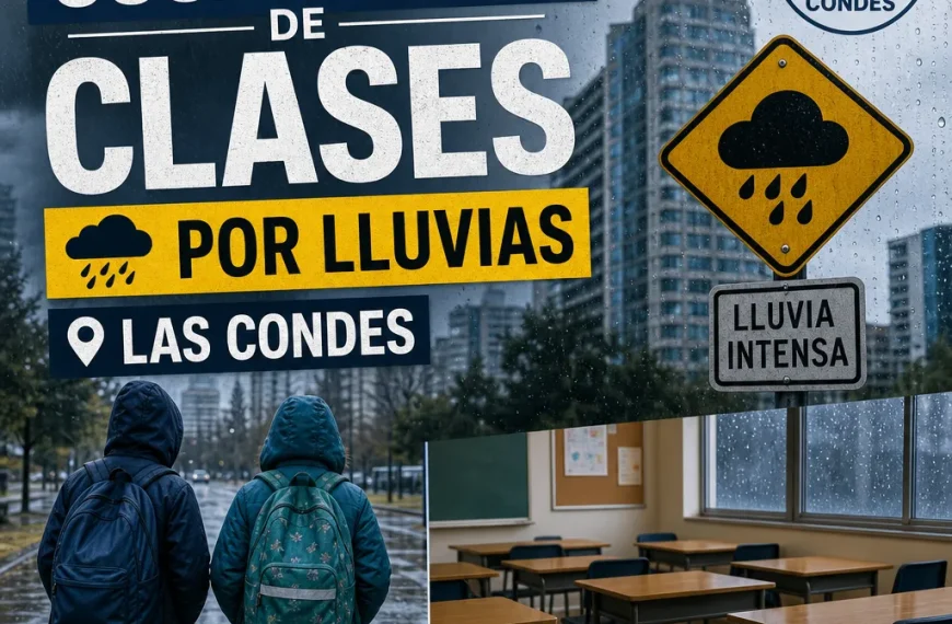 Suspensión de Clases en Las Condes: Afectados por Lluvias este Martes