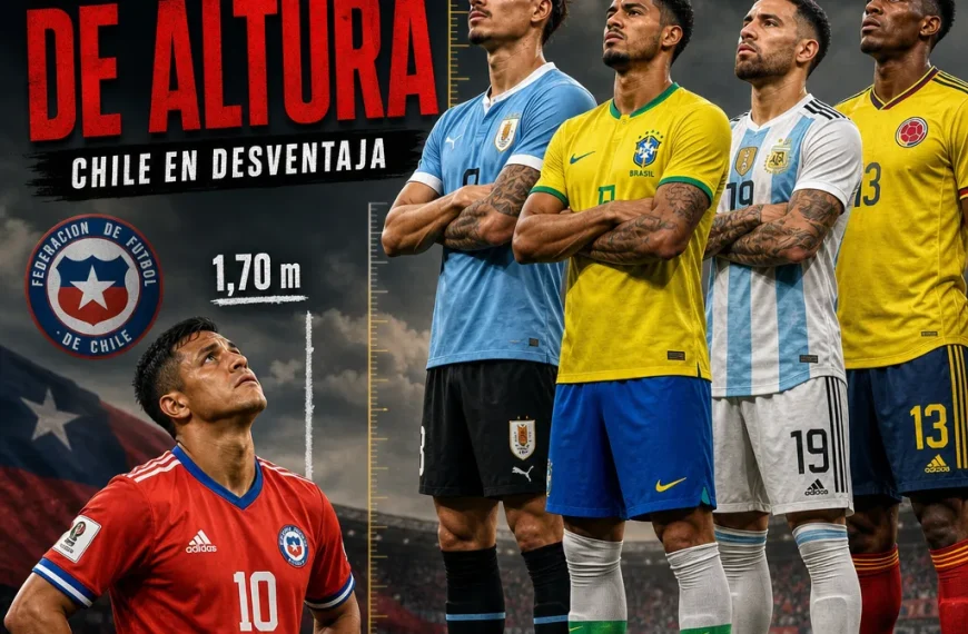 Estatura selección chilena: El desafío de la Roja en Sudamérica