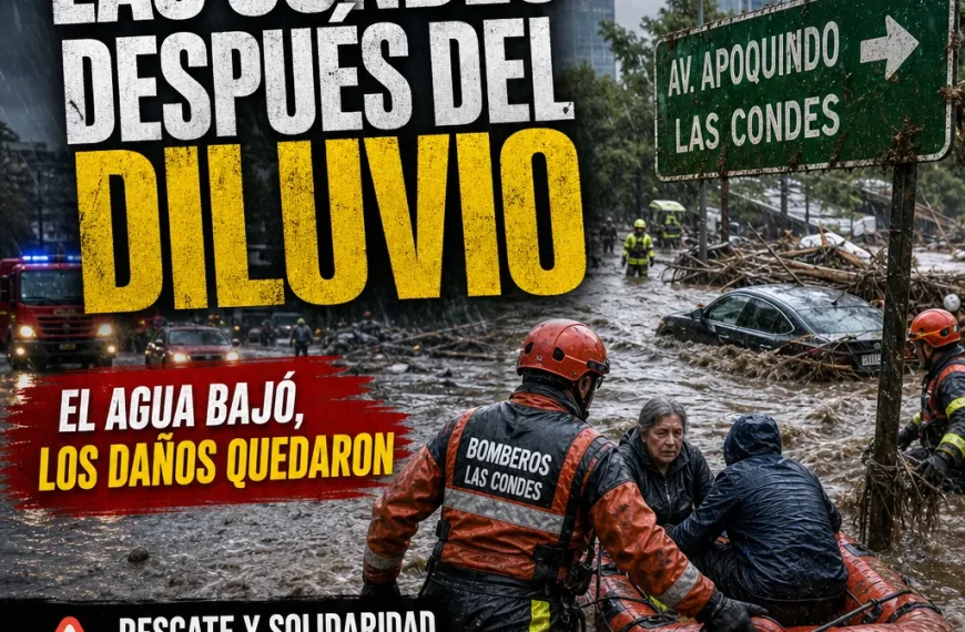 Aluvión en Las Condes: Impacto de las lluvias en la región