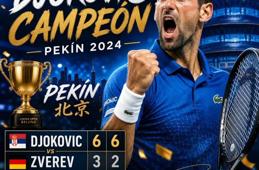 Novak Djokovic Pekín: El Increíble Triumphante ante Zverev