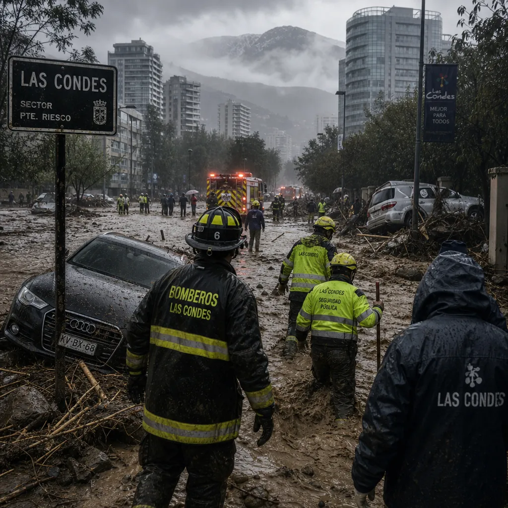 Aluvión en Las Condes: ¿Qué causó el desbordamiento de la Quebrada?