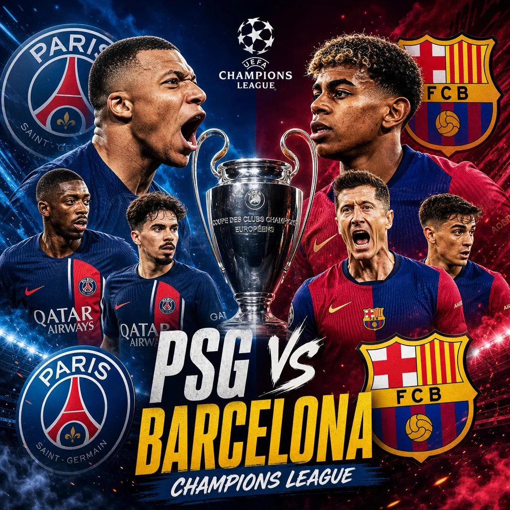 PSG Barcelona Champions League: Un Duelo Inesperado en París