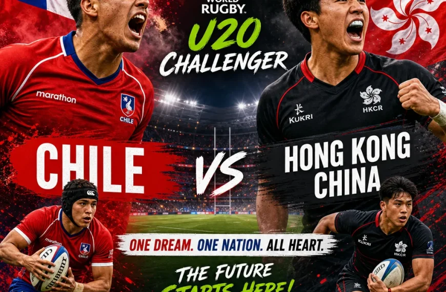 World Rugby U20 Challenger: Chile se enfrenta a Hong Kong China