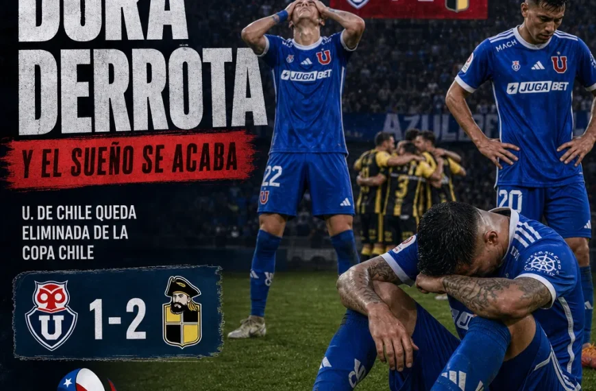 Universidad de Chile sufre derrota ante Antofagasta en Copa Chile