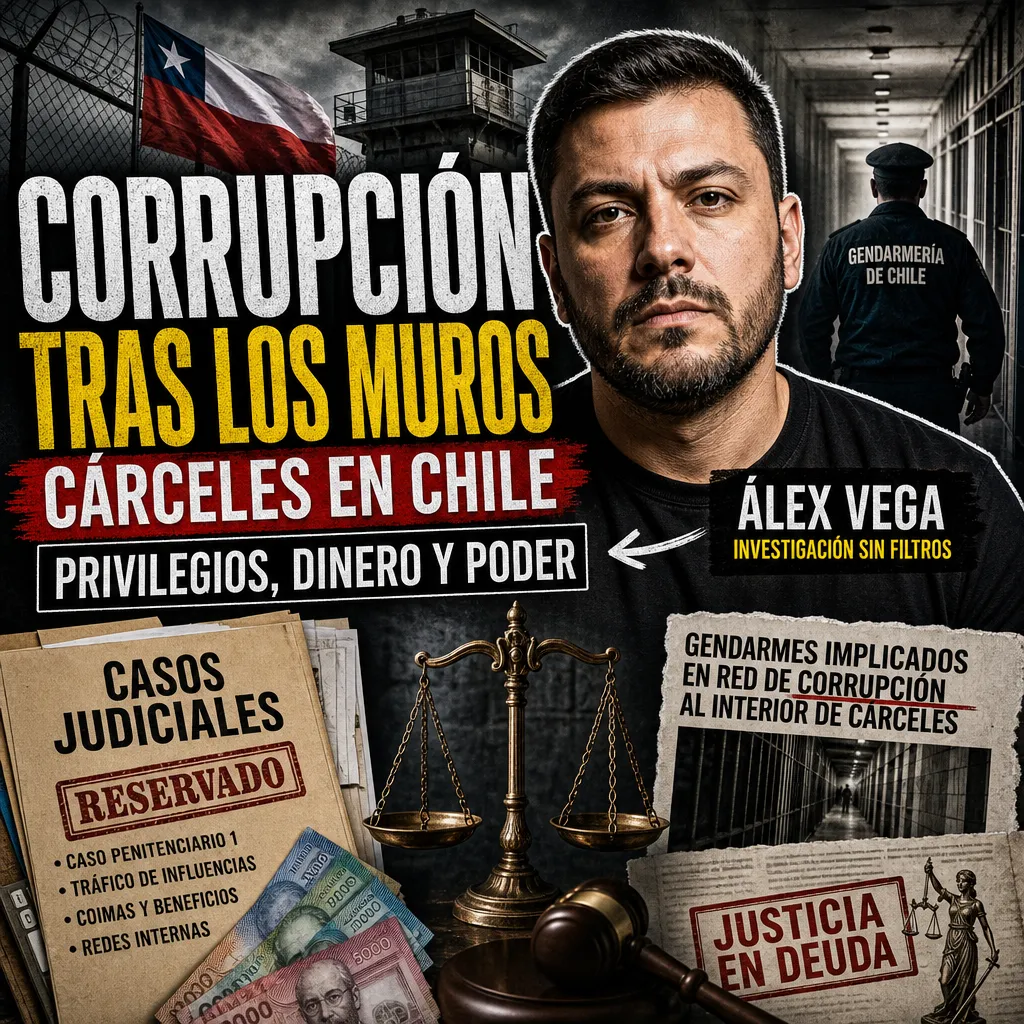 Corrupción en cárceles: ¿Qué hay detrás del caso Álex Vega?