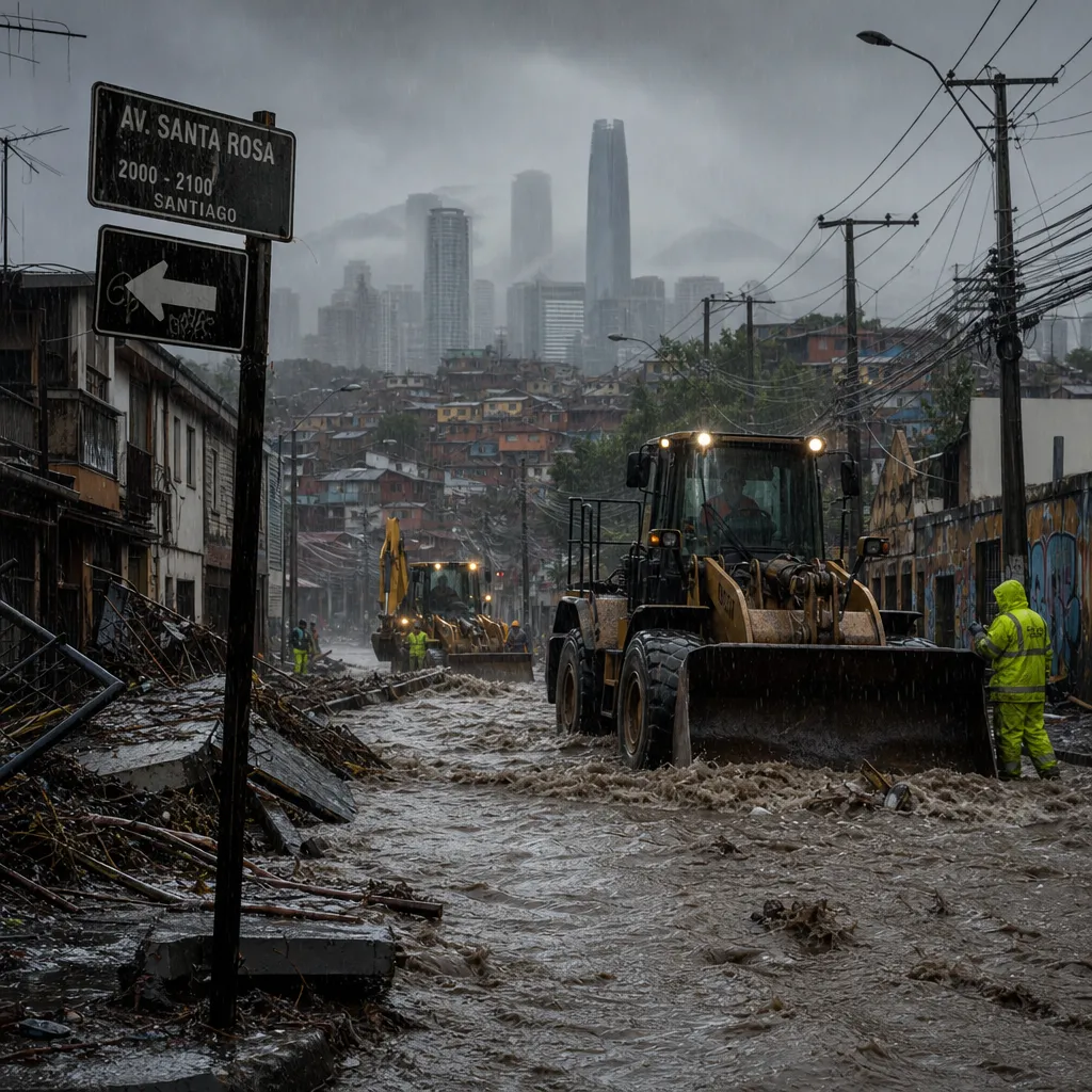 Emergencias lluvias Santiago: Inundaciones y Evacuaciones Inesperadas