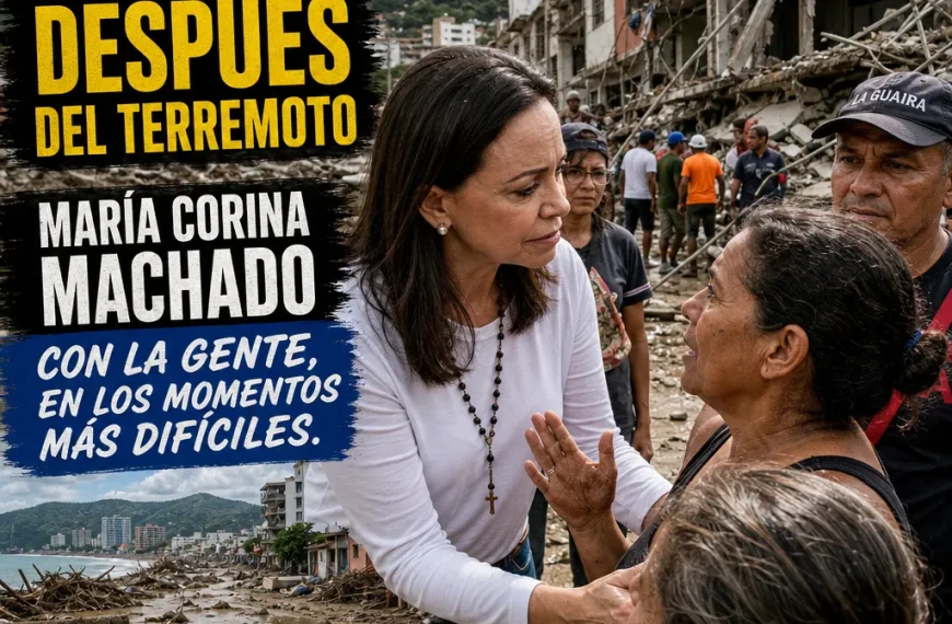 María Corina Machado en La Guaira: ¿Qué encontró tras el terremoto?