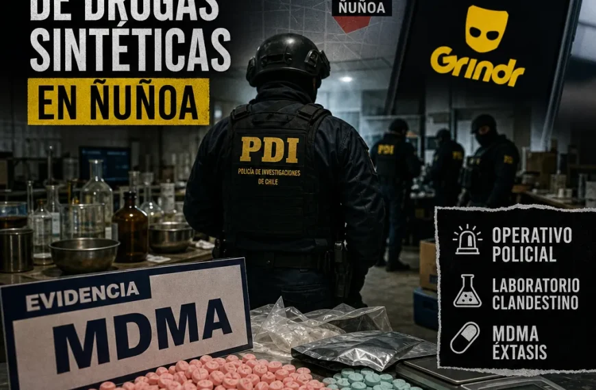 Laboratorio de Drogas Sintéticas en Ñuñoa: ¿Cómo Operaba la Banda?