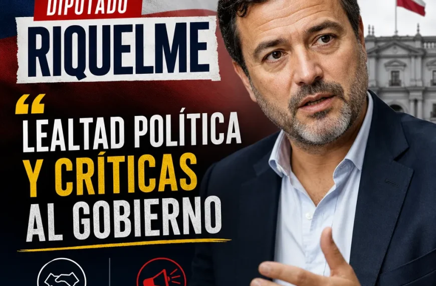 Diputado Riquelme y su crítica a las renuncias del oficialismo