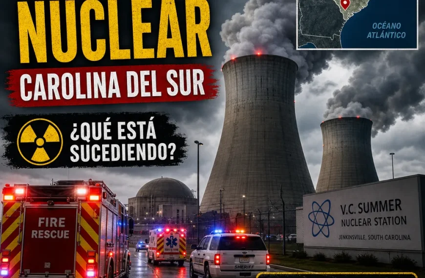 Incendio en planta nuclear de Carolina del Sur: ¿Qué sucedió realmente?