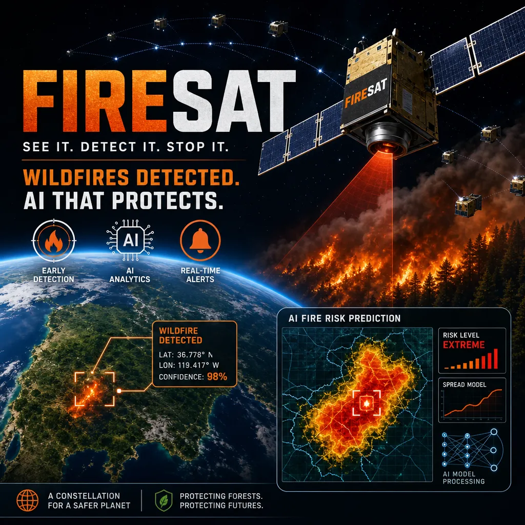 FireSat: La Revolución en la Detección de Incendios Forestales