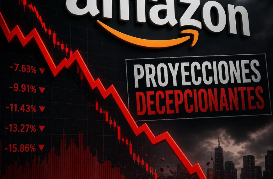 Amazon proyecciones decepcionan al mercado y caen las acciones