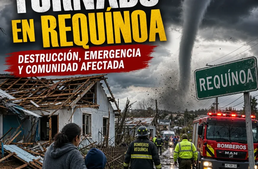 Tornado en Requínoa: Consecuencias y Estado Actual de la Emergencia