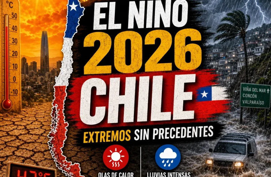 El Niño 2026: ¿Cómo afectará el clima en Chile este verano?